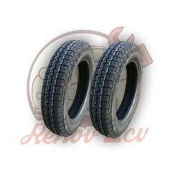 Pneu profil route été 135/15 tubeless x2 pour 2cv Mehari Dyane Acadiane