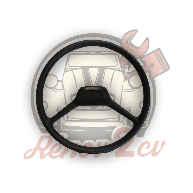 Volant 2cv Méhari Dyane double branche avec cache central