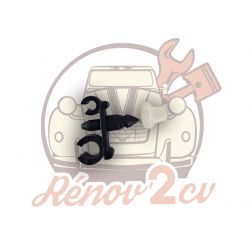 Patte de fixation pour tuyau d' essence et de frein sur châssis 2cv Méhari Dyane