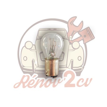 Ampoule Jaune 6V 45/15W BA21D - Marque SULLY Référence P1415 - Neuf Collection - Garantie 1 An