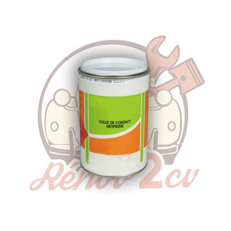 Colle neoprene pot de 750 ML pour sellerie 2cv Méhari Dyane Acadiane