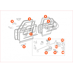 PORTE DYANE ET ACCESSOIRE