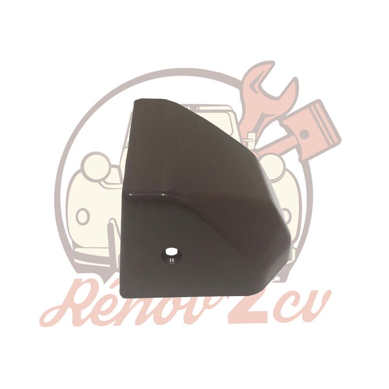 Cache serrure en plastique marron de porte AV / AR de 2cv