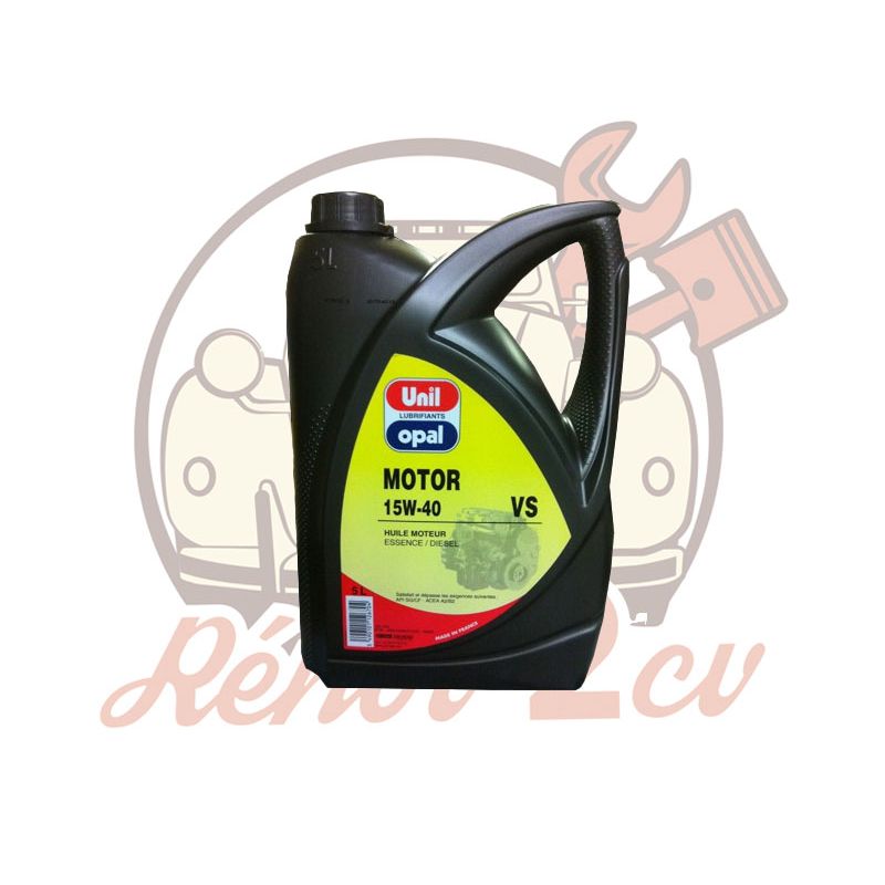 Vente Huile moteur 15W40 (2 litres) - MEHARI CLUB CASSIS