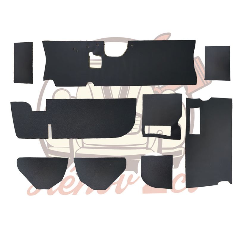 Kit 9 pièces insonorisant noire pour Dyane QUALITE SUPERIEURE Kit 9 pièces insonorisant noire pour Dyane QUALITE SUPERIEURE
