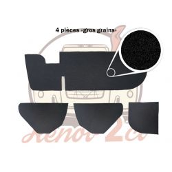 Kit 9 pièces insonorisant noire pour Dyane QUALITE SUPERIEURE