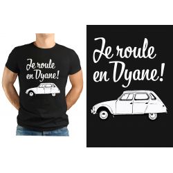 T-shirt NOIR  " Je roule en...