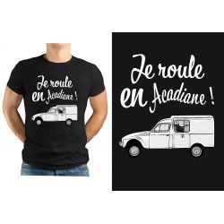 T-shirt NOIR  " Je roule en...