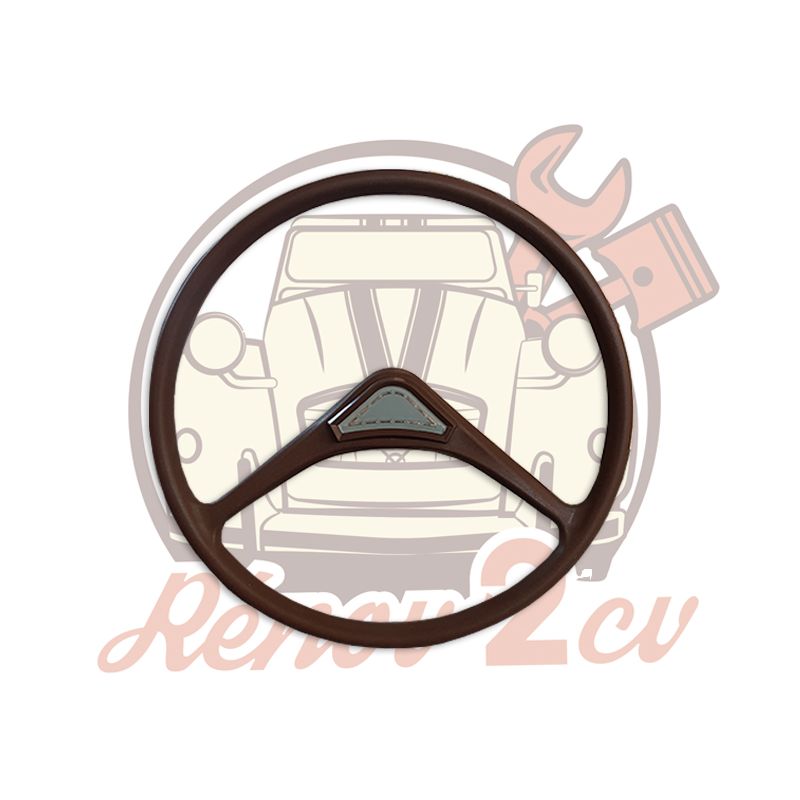 Volant 2cv style Quillery couleur Marron