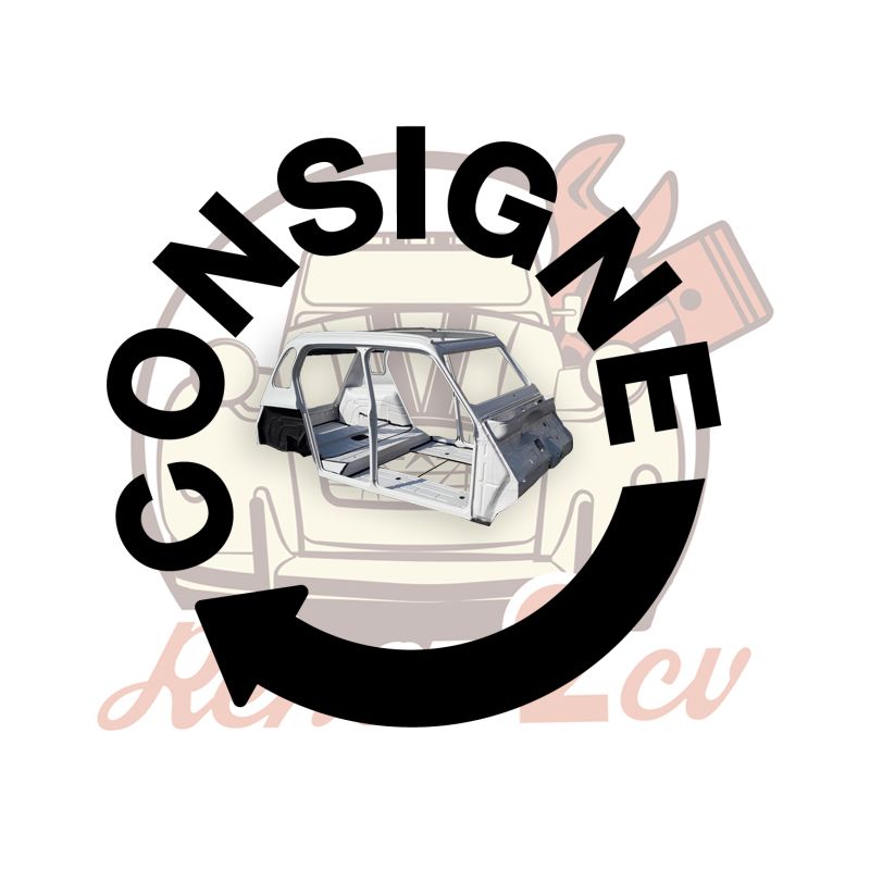 Consigne caisse d'origine restaurée Dyane