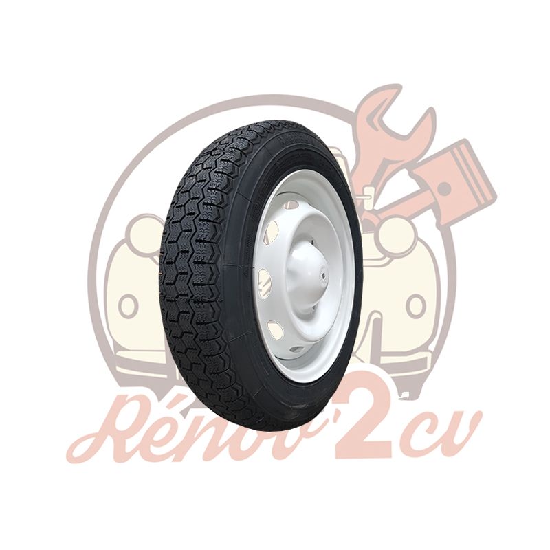 Roue complète 135/15 MICHELIN ZX 2cv mehari dyane acadiane Azur