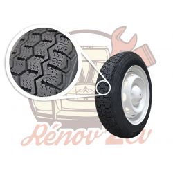 Roue complète 135/15 MICHELIN ZX 2cv mehari dyane acadiane Azur