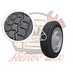 Roue complète 135/15 MICHELIN ZX 2cv méhari dyane acadiane gris