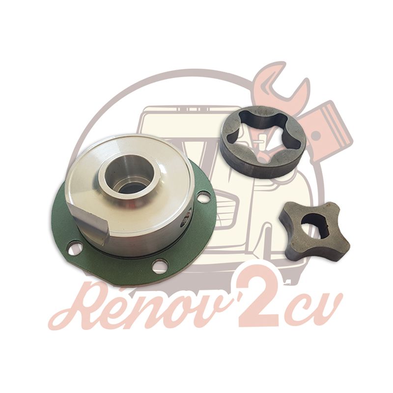 Pompe à huile complète pour 2cv6 Méhari Dyane6 Acadiane Ami8