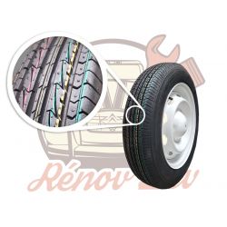 Roue complète 135/15 NANKANG 2cv mehari dyane acadiane azur