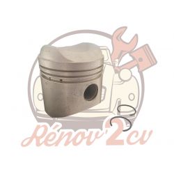 Piston avec clips sans segment sans axe pour alésage 74mm 602cm3