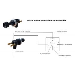 Motor limpiaparabrisas 12 voltios nuevo modelo
