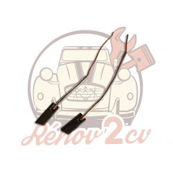 Charbon alternateur 12 volts 2cv Paris-Rhone