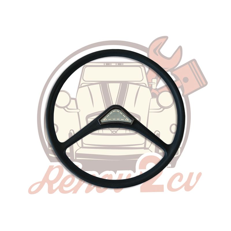 Volant 2cv style Quillery couleur noir Volant 2cv style Quillery couleur noir