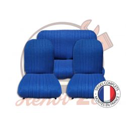 Sièges complets 2CV Bleu diamanté sièges banquette Symétrique